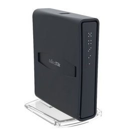 MikroTik Punto de Acceso HAP AC Lite Tower RB952Ui-5ac2nD-TC WiFi Doble Banda 2,4GHz y 5GHz PoE